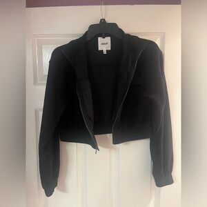XS Black Aerie Cropped Corduroy Jacket!